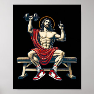 Póster Construcción del cuerpo del Señor Jesús de moda