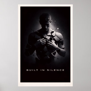 Póster Construido en Silencio - Poder Silencioso Motivaci