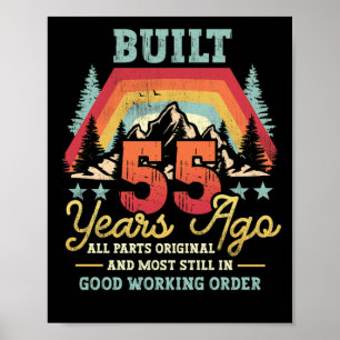 Póster Construido hace 55 años, todas las partes original