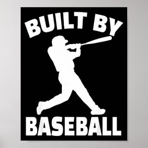 Póster Construido Por Beisbol Divertido Beisbol Para Homb