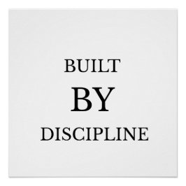 Póster Construido por Disciplina Texto Motivacional Diseñ