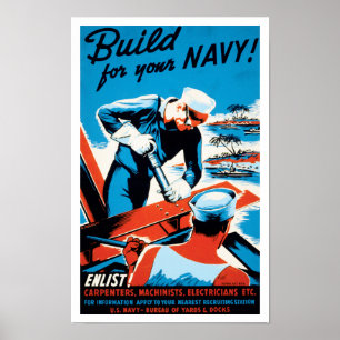 Póster Construir Para Su Armada