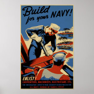 Póster Construir para tu Marina