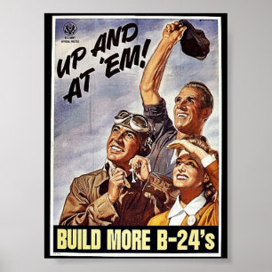 Póster Construya más B-24