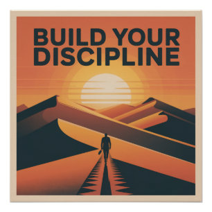 Póster Construye Tu Disciplina