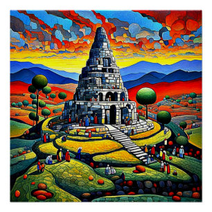 Póster Construyendo el Templo