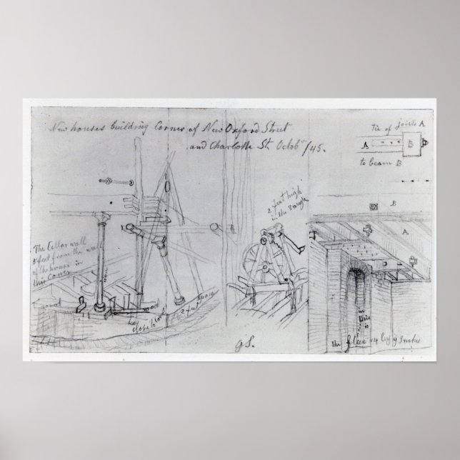 Póster Construyendo nuevas casas (Frente)