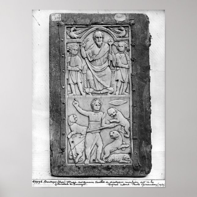 Póster Consular diptych of Aetius, left hand panel (Frente)