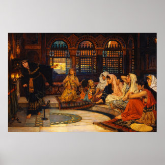Póster Consulting the Oracle by John William Waterhouse