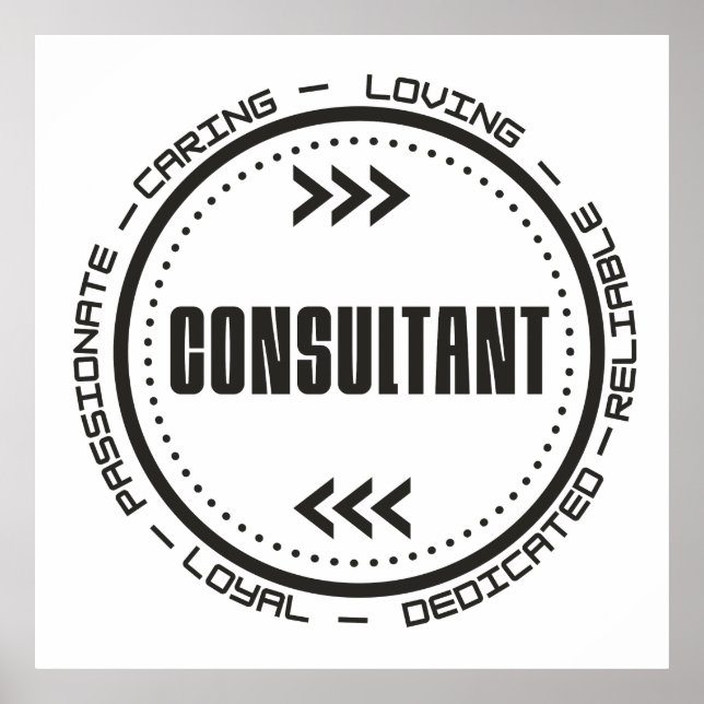 Póster Consultor asombroso (Frente)