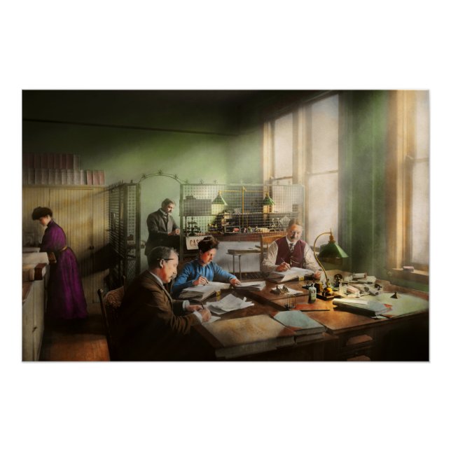 Póster Contable - Departamento de contabilidad, 1902 (Anverso)