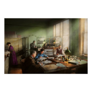 Póster Contador - El Departamento de Contabilidad 1902