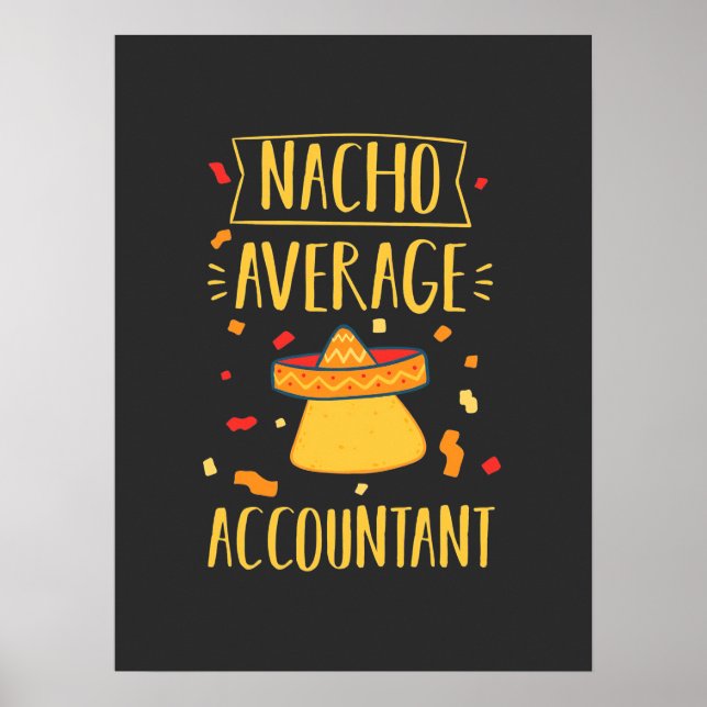 Póster Contador promedio de Nacho (Frente)
