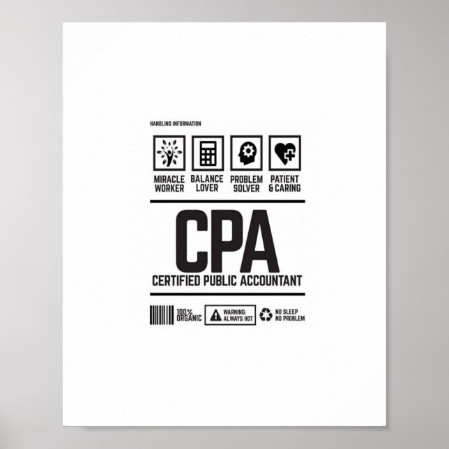 Póster contador público certificado-CPA (Frente)