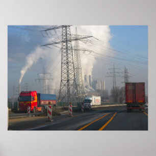 Póster Contaminación 6 de la central eléctrica