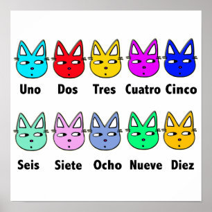 Póster Contando gatos españoles