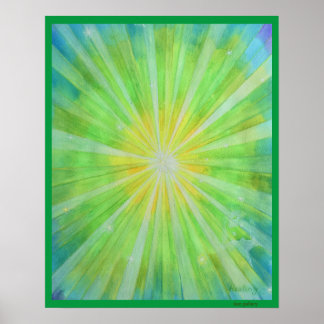 PÓSTER CONTEMPLACIÓN PACÍFICA "SALUDANDO" AL POSTER DE ME