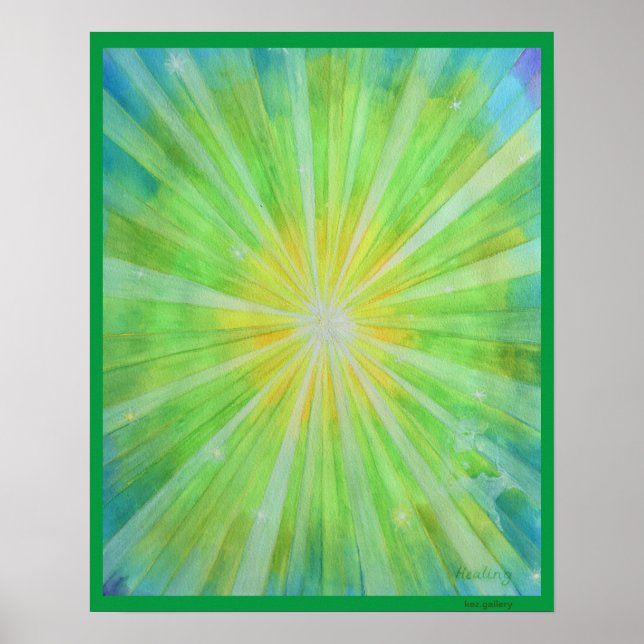 PÓSTER CONTEMPLACIÓN PACÍFICA "SALUDANDO" AL POSTER DE ME (Frente)