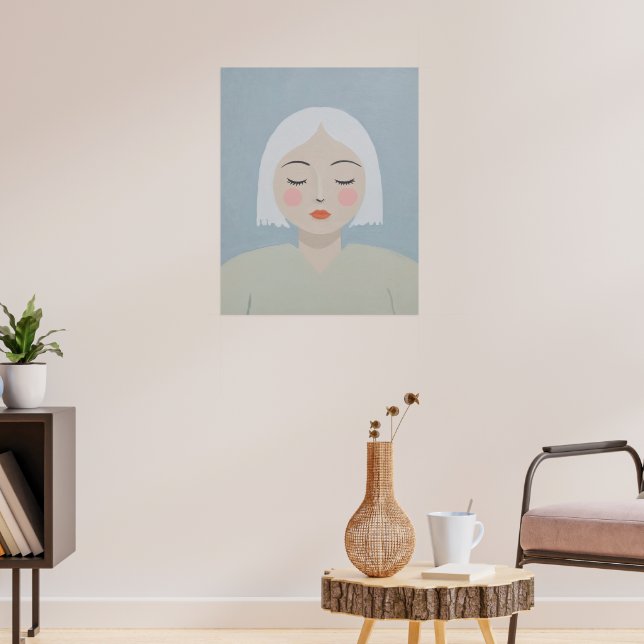 Póster Contemplación - Retrato Minimalista (Salón 3)