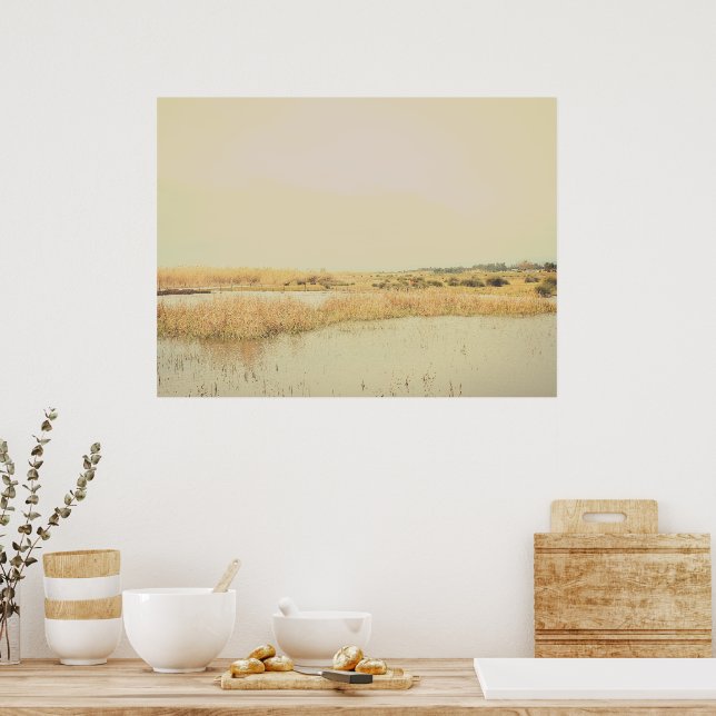 Póster Contemporary Nature-Neutral Home Wall Art (Cocina)