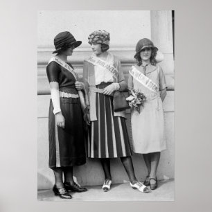 Póster Contendientes hermosos: los años 20