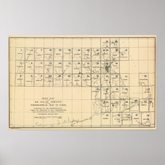 Póster Contents to Massachusetts Atlas