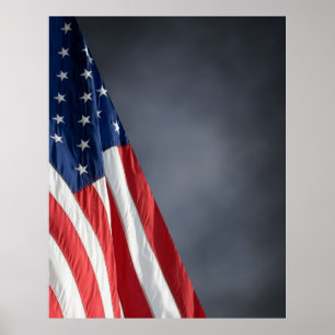 Póster CONTEXTO COMPACTO de la FOTO - bandera de los