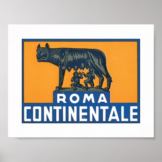 Póster Continente romaní (Frente)