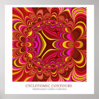 Póster Contornos ciclotómicos