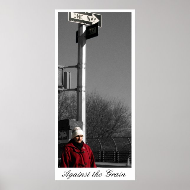 Póster Contra el grano (Frente)