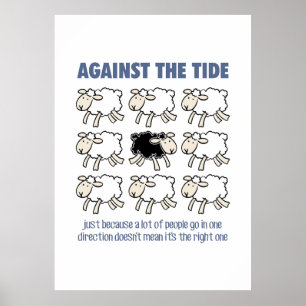 Póster Contra la marea