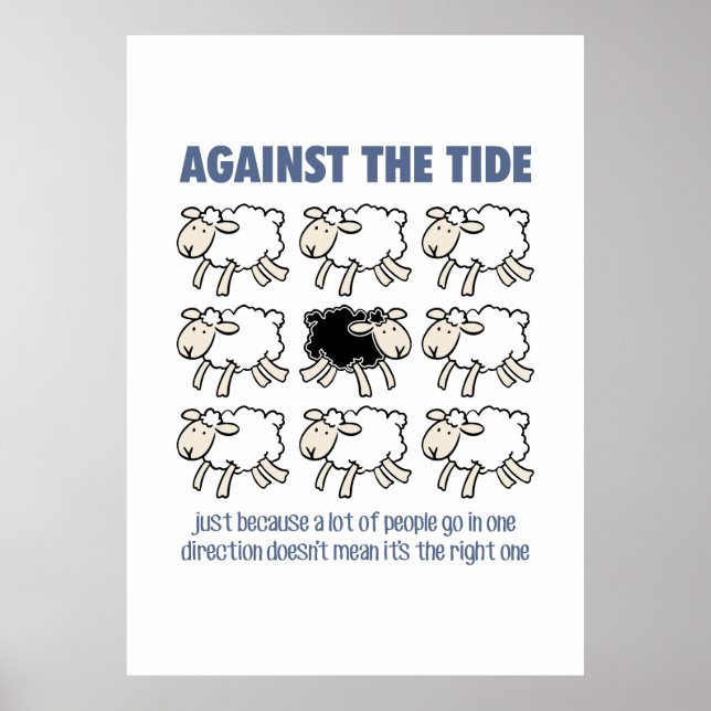 Póster Contra la marea (Frente)