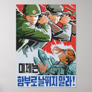 Póster Contra los imperialistas estadounidenses