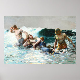 Póster Contracorriente de Winslow Homer