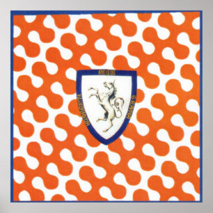 Póster Contrada del Leocorno (Unicornio) Palio
