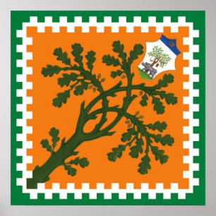 Póster Contrada della Selva (Bosque) Palio di Siena
