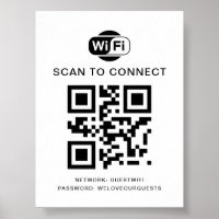 Contraseña de Wifi | Análisis de código QR para co