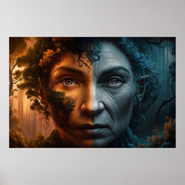 Póster Contraste Eterno: Donde la juventud se encuentra c (Frente)