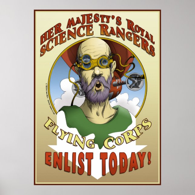 Póster Contratación de profesionales de la ciencia (Frente)