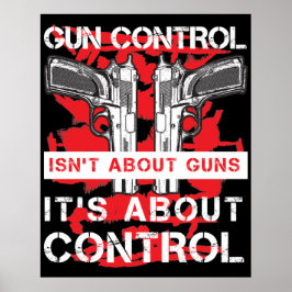 Póster Control de armas