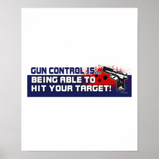 Póster Control de armas - Personalizado