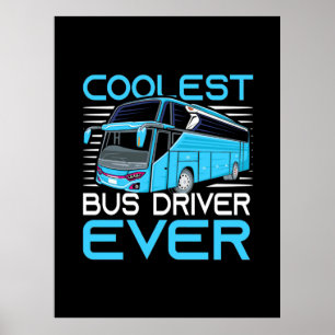 Póster Controlador de bus más frío de todos los tiempos