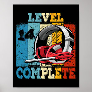 Póster Controlador de juegos completo sin bloquear de niv