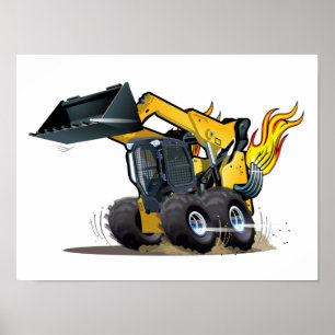 Póster controlador de skid personalizado