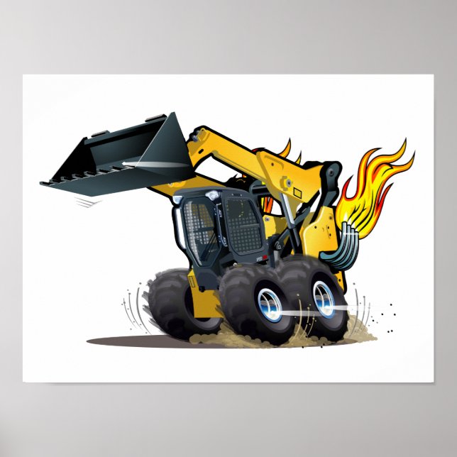 Póster controlador de skid personalizado (Frente)