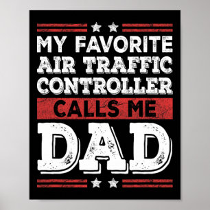 Póster Controlador de Tráfico Aéreo Favorito Me Llama Pap