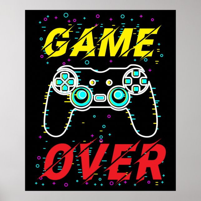 Póster Controlador de videojuegos (Frente)