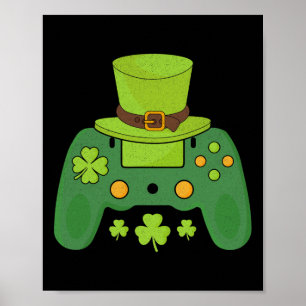 Póster Controlador de videojuegos Jugadores irlandeses Ha