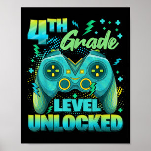 Póster Controlador Desbloqueado Nivel 4to Grado Primer Dí