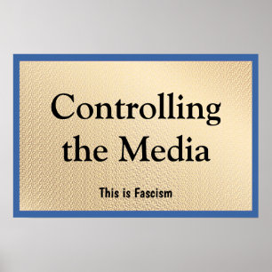 Póster Controlar los Medios